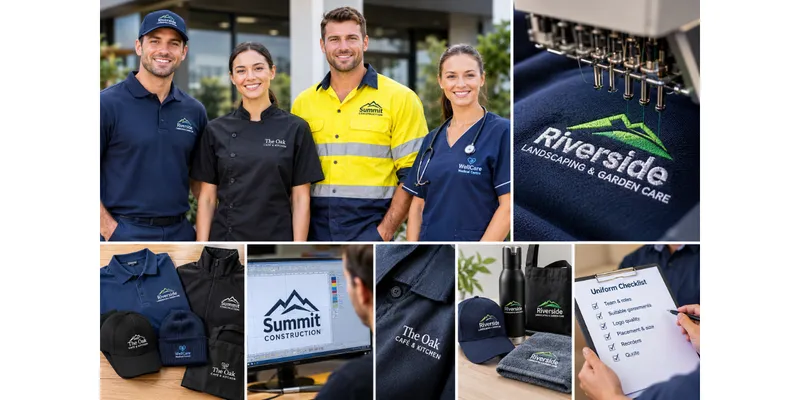 How to Choose Embroidered Uniforms That Make Your Team Look the Part